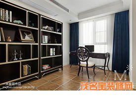 97平歐式三居書房裝修效果